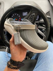 First Copy Crocs Literide “Grey Cream”